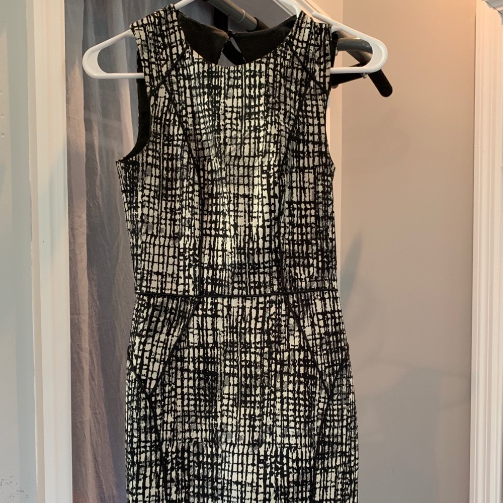 Black and white dress